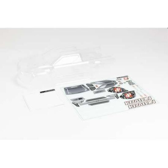 KRATON 4X4 4S Clear Body w/Decals and Window Masks