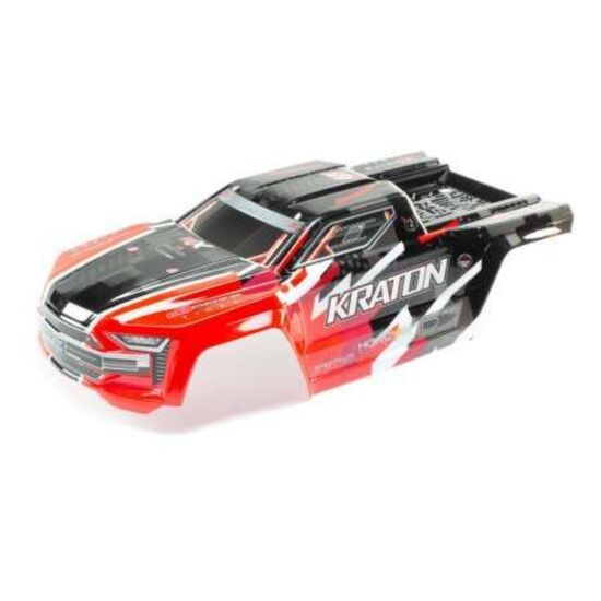 Kraton 6S BLX Painted Decaled Trimmed Body (Red), 2 image