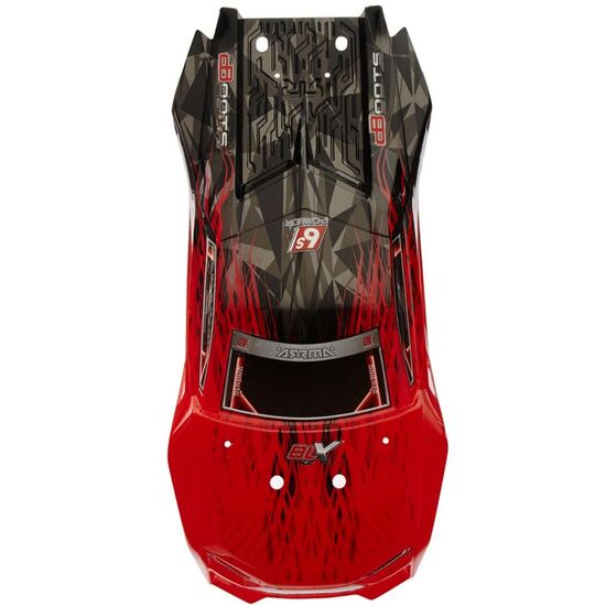 AR406135 Body Red/Black Pntd W/Decal Talion 6S BLX, 3 image