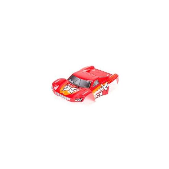 ECX 1:18 4WD Torment Carro. peinte rouge/orange