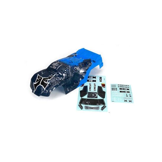 ECX 1:10 Karosserie Blau / Silber