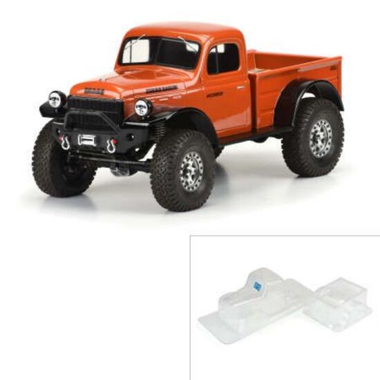 1946 Dodge Power Wagon Clear Body: 12 .3 WB Crawler