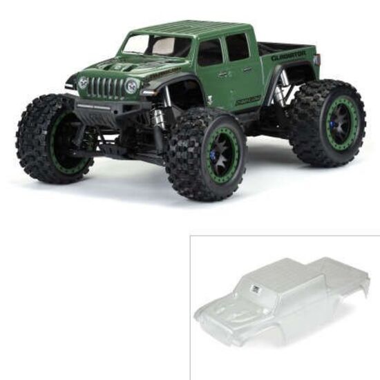 Pre-Cut Jeep Gladiator Rubicon Clear Body X-MAXX