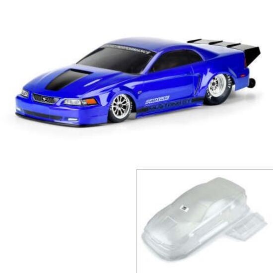 LEMPRO357900-1/10 1999 Ford Mustang Clr Bdy: Drag Car