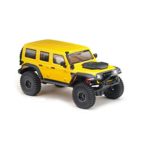 AB18024-1:18 Micro Crawler Jeep Yellow RTR