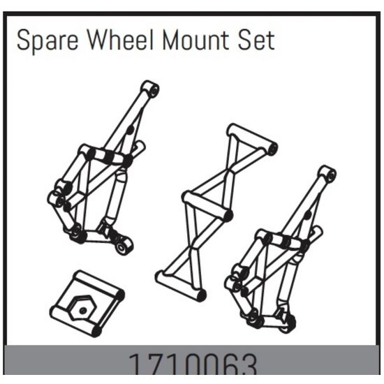 Spare Wheel Mount Set