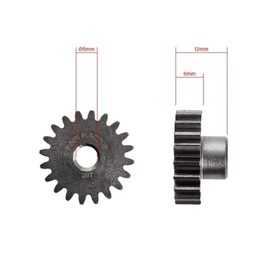 GM82720-Gmade MOD1 5mm Hardened Steel Pinion Gear 20T (1)