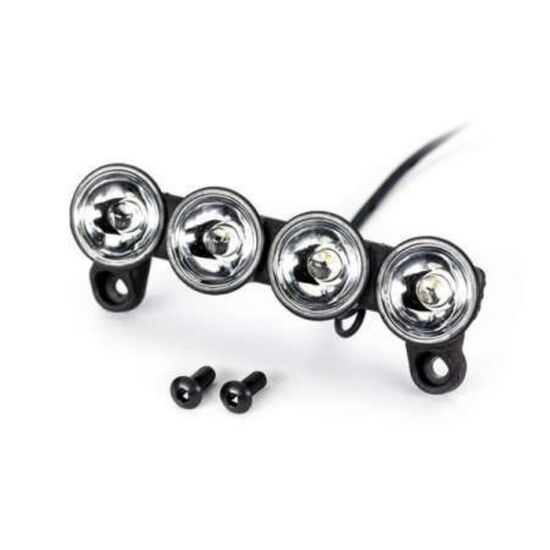 LED light bar, front (assembled)/ 3x8 BCS (2)/ 2.5x8 BCS (2) (requires fro nt bumper #5835X for 2WD Slash, #3635