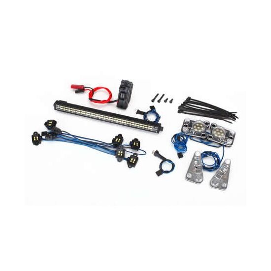 LED LIGHT SET, COMPLETE (CONTAINS ROC K LIGHT KIT, LED LIGHTBAR (RIGID), LED HEADLIGHT/TAIL LIGHT KI