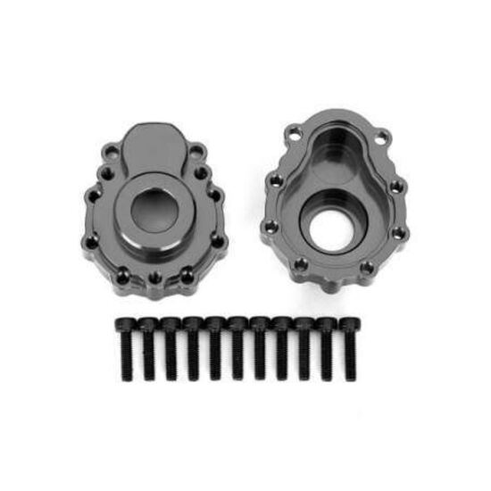 Portal housings, outer, 6061-T6 alumi num (charcoal gray-anodized) (2)/ 2.5 x10 CS (12)