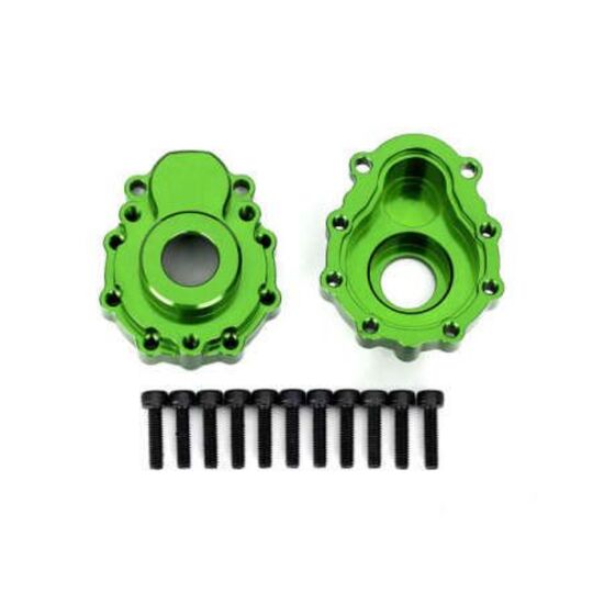 Portal housings, outer, 6061-T6 alumi num (green-anodized) (2)/ 2.5x10 CS ( 12)