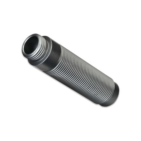 Body, GTS shock (aluminum, silver-ano dized) (1)