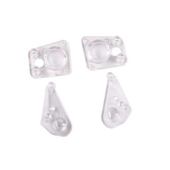 LED lenses, headlight (2), tail light (2) (fits #9712 body)