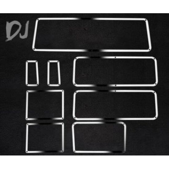 1/10 Stainless Steel Car Window Border Frame Set for Traxxas TRX-4