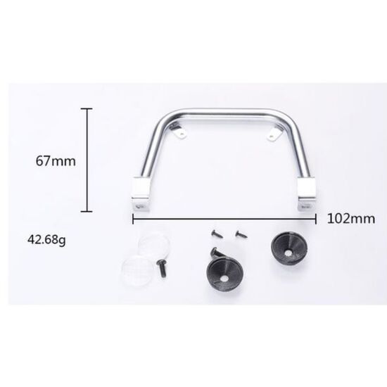 1:10 Metal Front Bumper Protection Upgrade Part for Traxxas TRX4 DEFENDER, 4 image