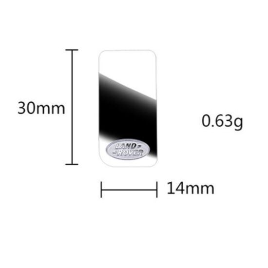 1/10 Land Rover Stainless Steel Mirror Sticker for Traxxas TRX-4 Defender, 2pcs., 5 image