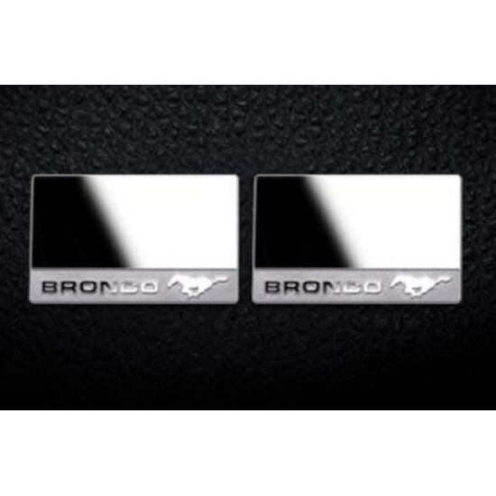 1/10 Stainless Steel Mirror Sticker for Traxxas TRX-4 Ford Bronco, 2pcs.