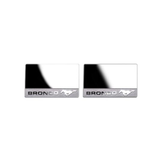 1/10 Stainless Steel Mirror Sticker for Traxxas TRX-4 Ford Bronco, 2pcs., 3 image