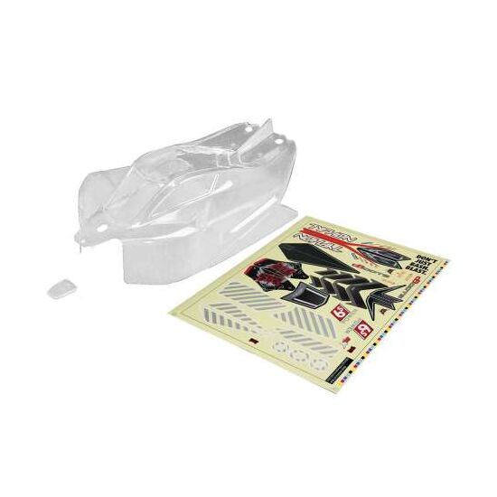 AR406106 Body Clear W/ Decals Typhon 6S BLX, 3 image