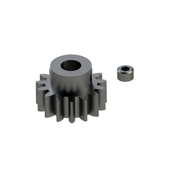 Steel Pinion Gear 15T Mod1 5mm, 3 image