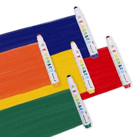 Taper Head Washable Markers, 3 image