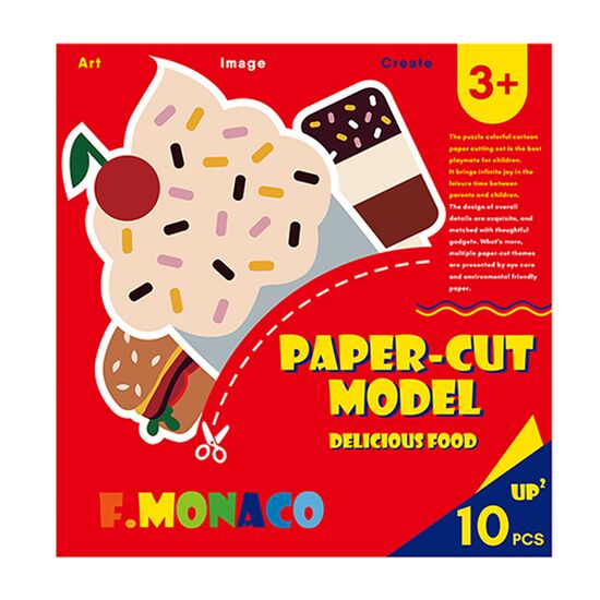 Model Foods en papier découpé