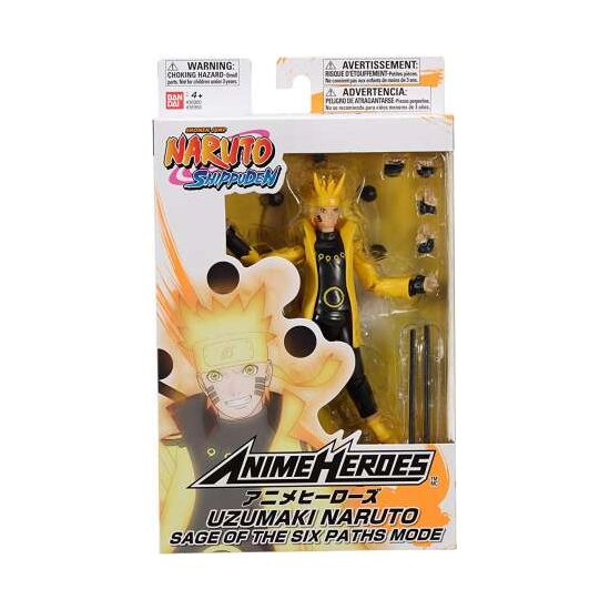 ANIME HERO. NARUTO Uzumaki Mode 6 p. Figurine 17cm, 2 image