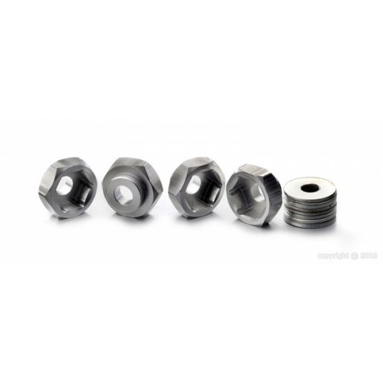 Adaptateur de roue 12mm à 17mm (4) incl. Rondelles