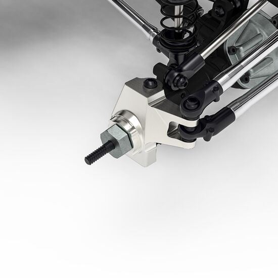 JunFac GA44 Aluminum steering knuckle (Silver), 2 image