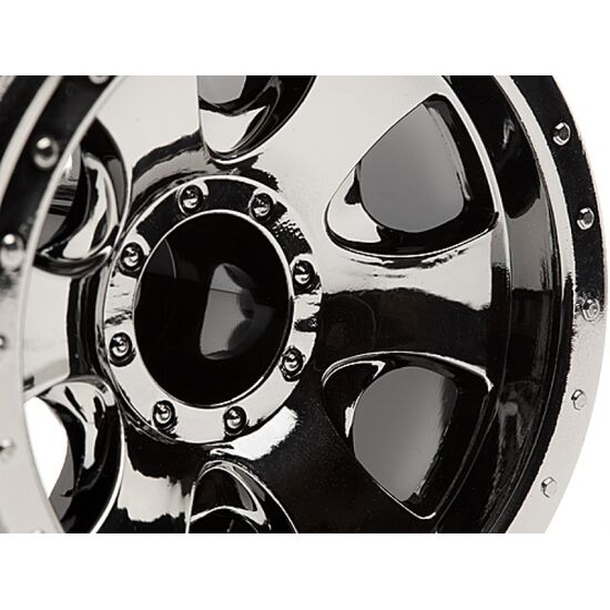 WARLOCK WHEEL BLACK CHROME (2.2in/2pcs), 3 image