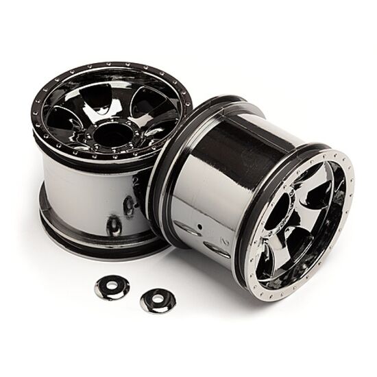 WARLOCK WHEEL BLACK CHROME (2.2in/2pcs), 4 image