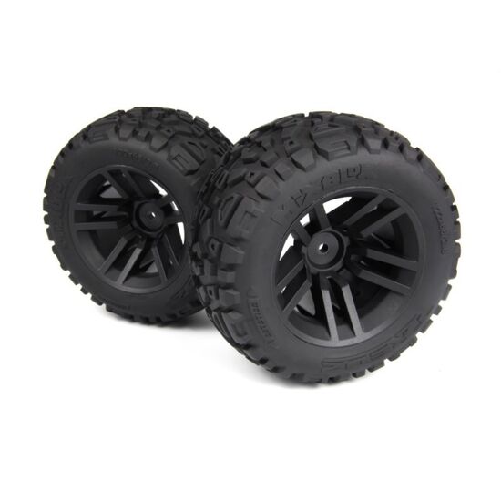Montierter MixBlok Reifen auf XT Rad (Schwarz/2Stk)