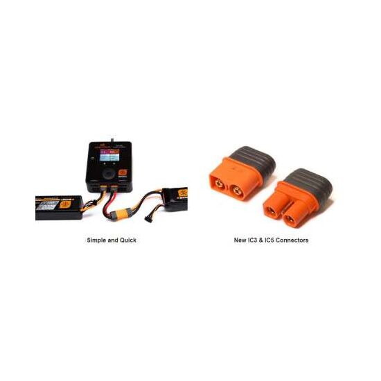 SPMX22003S30 2200mah 3S 11.1V 30C Smart LiPo Battery IC3, 2 image