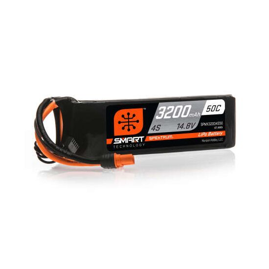 SPMX32004S50 3200mAh 4S 14.8V 50C Smart LiPo Battery IC3, 3 image