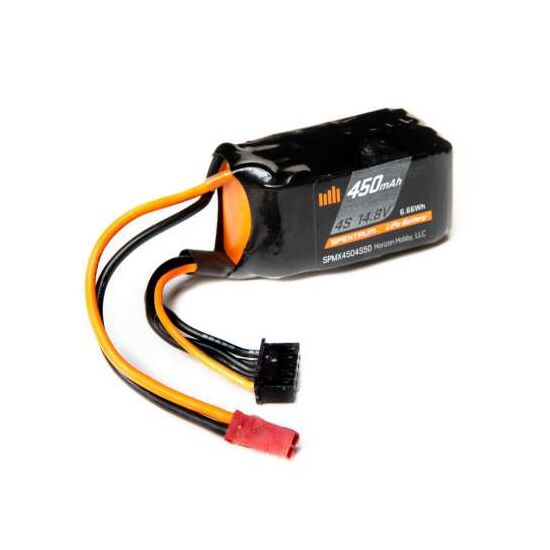 SPMX4504S50 450mAh 4s 14.8V 50C Smart LiPo Battery JST, 3 image