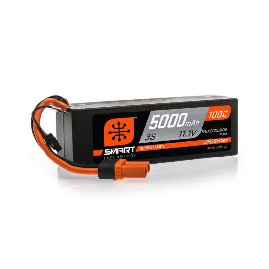 SPMX50003S100H5 5000mAh 3S 11.1V 100C Smart LiPo Hardcase IC5, 3 image