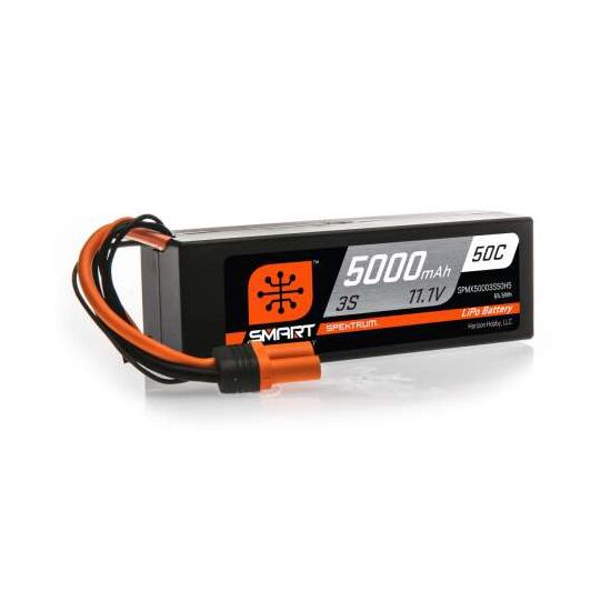 SPMX50003S50H5 5000mAh 3S 11.1V 50C Smart LiPo Hardcase IC5, 3 image