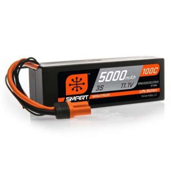 5000mAh 3S 11.1V 100C Smart LiPo Hard case IC3, 2 image