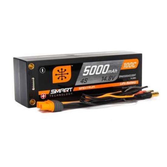 5000mAh 4S 14.8V 100C Smart LiPo Shor t 5mm Tubes, 3 image