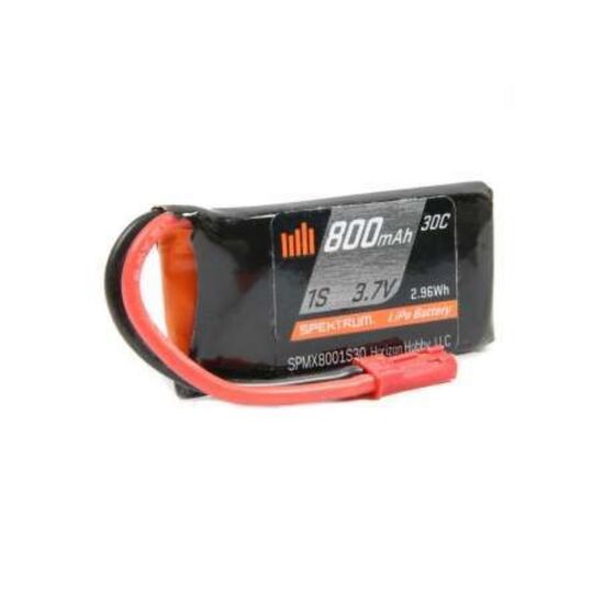 LEMSPMX8001S30-800mAh 1S 3.7V 30C LiPo Battery JST