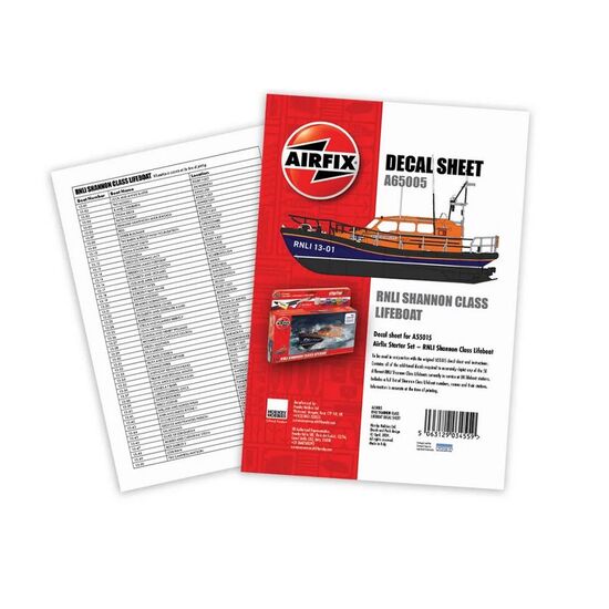Decal Sheet - RNLI Shannon Class Lifeboat