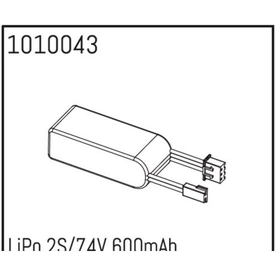LiPo 2S/7.4V 600mAh