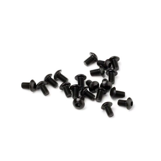RACE SPEC BUTTON HEAD SCREW M3x5mm (20pcs) - Clearance Sale