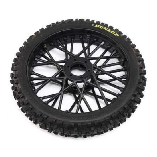 Dunlop MX53 Front Tire Mounted, Black : PM-MX