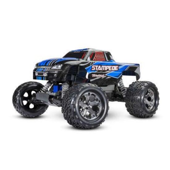 LEM36054-8BL-M.TRUCK STAMPEDE 1:10 2WD EP RTR BLUE w/USB-C Charger &amp; Battery