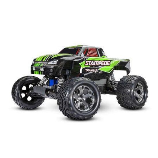 STAMPEDE 1:10 2WD EP RTR GREEN avec accu et chargeur