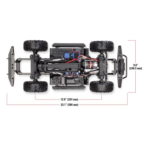 LAND ROVER 1:10 4WD EP RTR RED  (sans accu et chargeur), 18 image