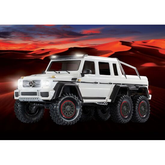 LEM88096-4W-CRAWLER TRX-6 1:10 6WD EP RTR MERCEDES G63 AMG 6x6 - WHITE&nbsp; (sans accu et chargeur)u