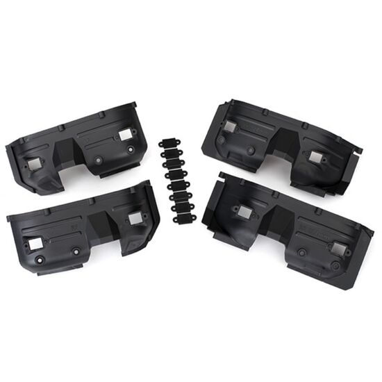 Fenders, inner, front & rear (2 each)/ rock light covers (8)