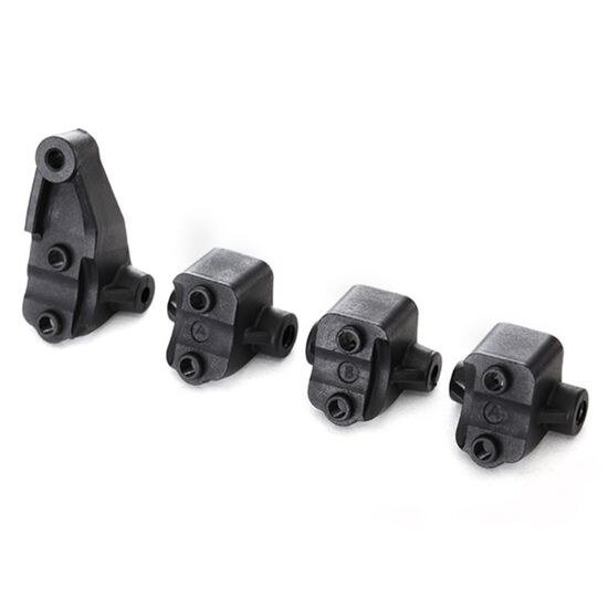 Axle mount set, complete, front & rear (for suspension links)